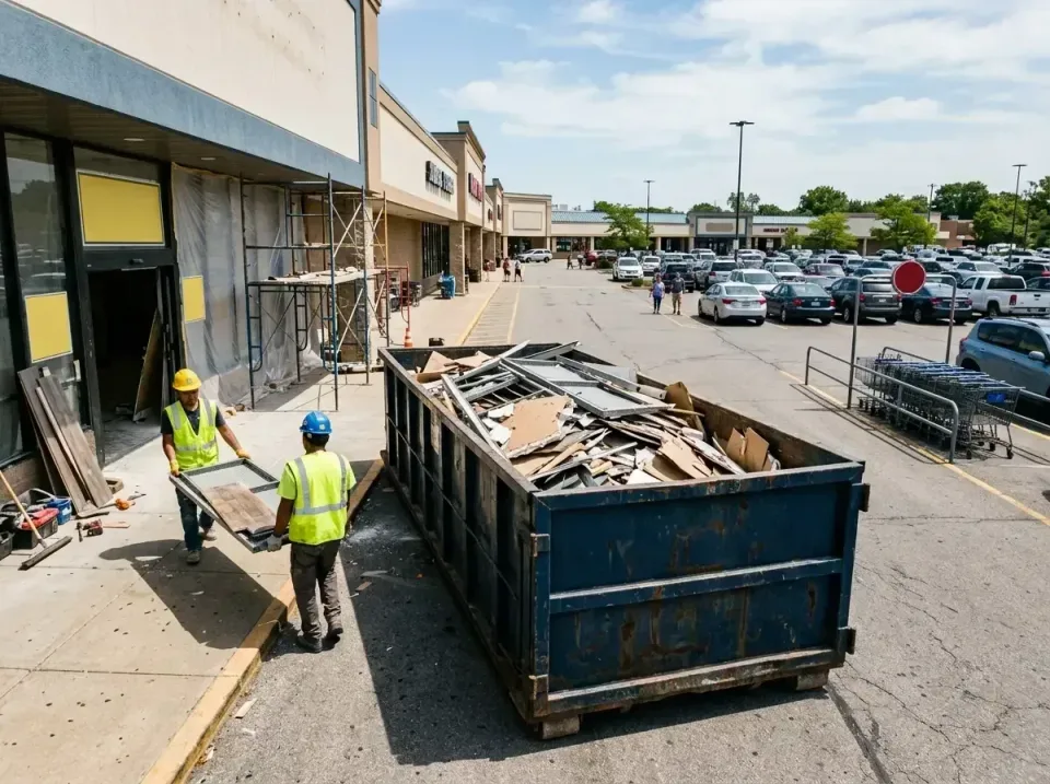 retail-store-renovation-debris-003 — frequently asked questions, Roll-off Dumpster Rentals in Mathis, TX